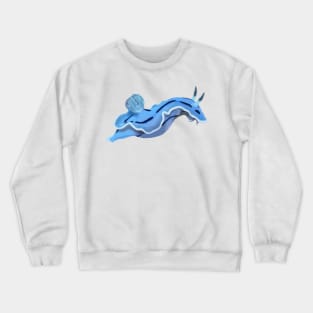 Blue Sea Slug Crewneck Sweatshirt